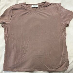 Aritzia Babaton cropped tee- size Small